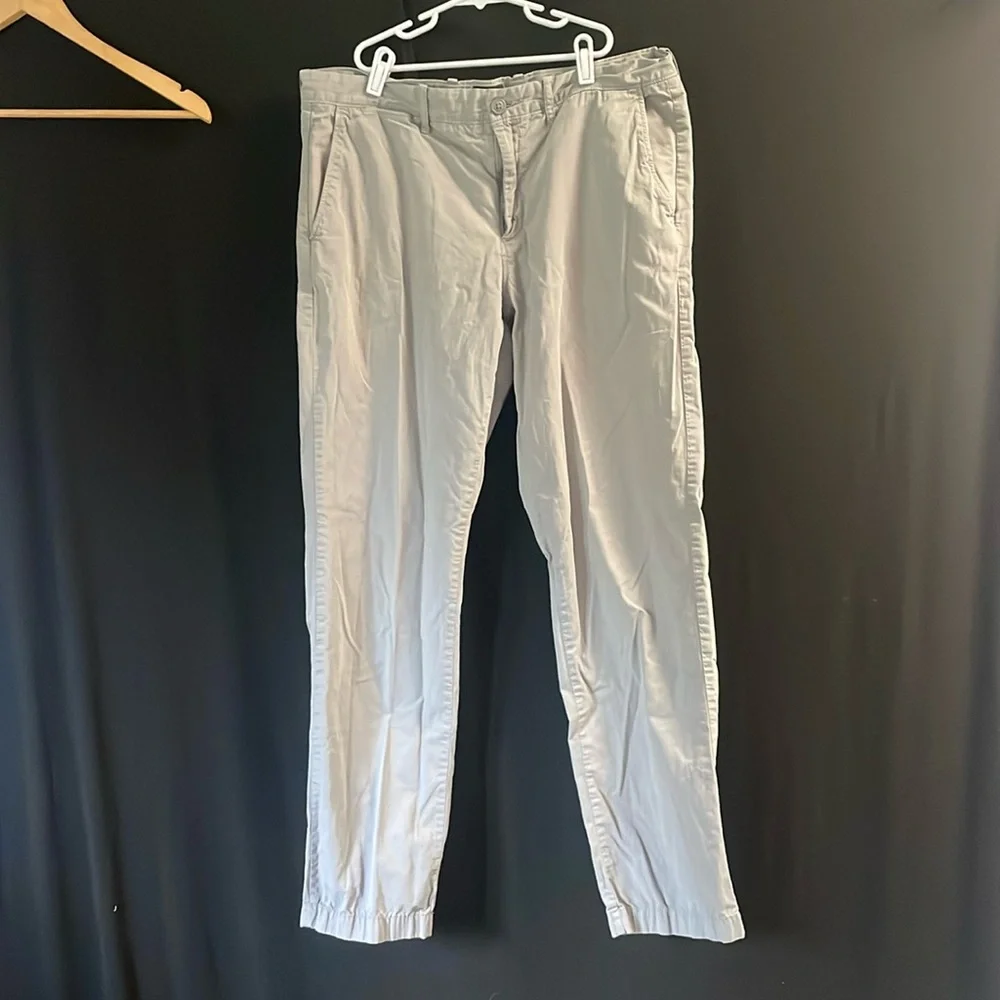 J. Crew Men's 770™ Straight-fit stretch chino pant 34 X 32 jet gray
